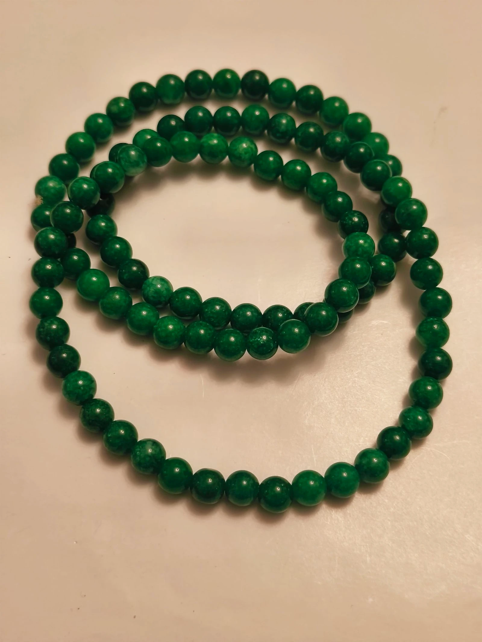 Collar jade groen met 80 centimeter – photo 2